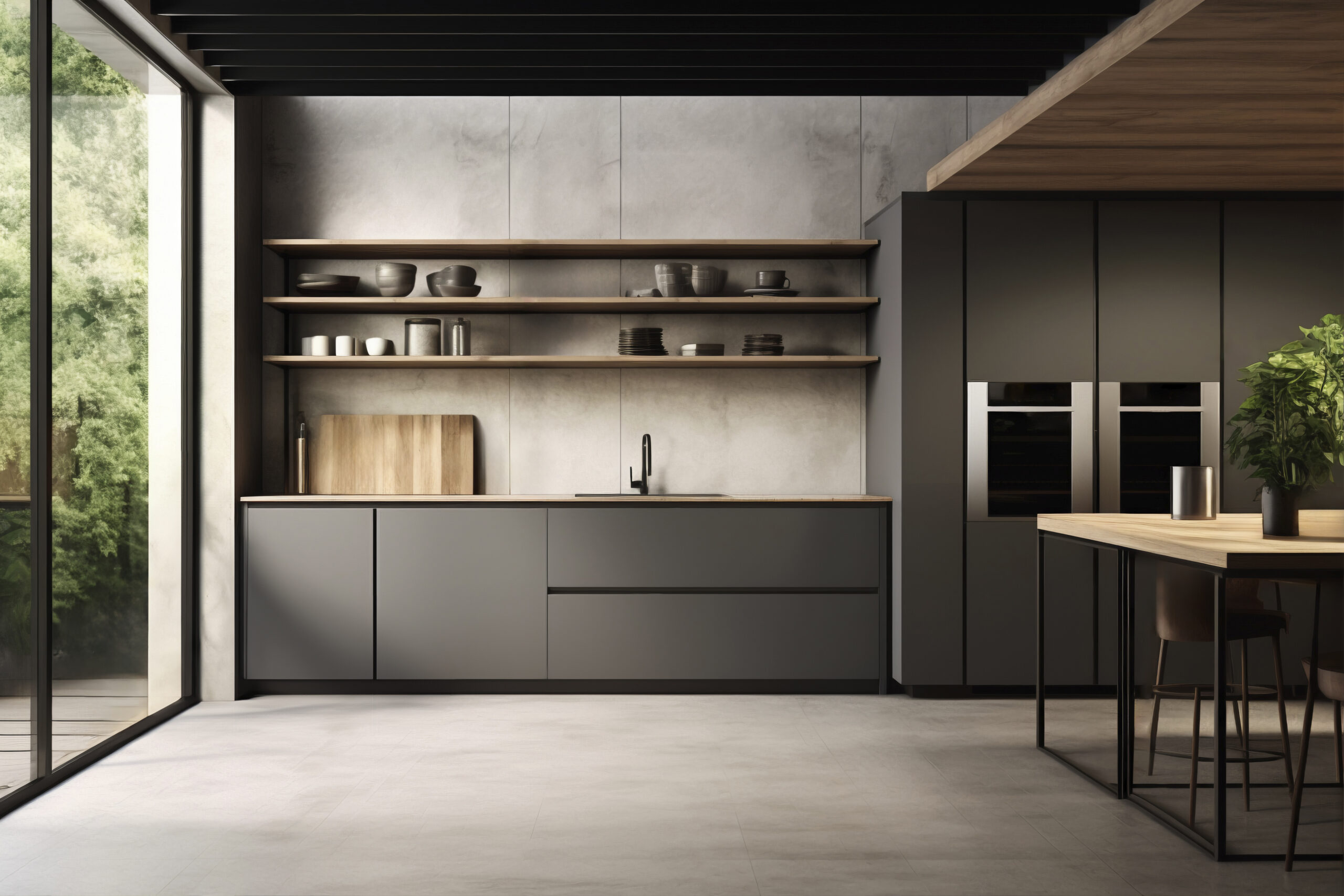 Minimalistische keuken interieur design